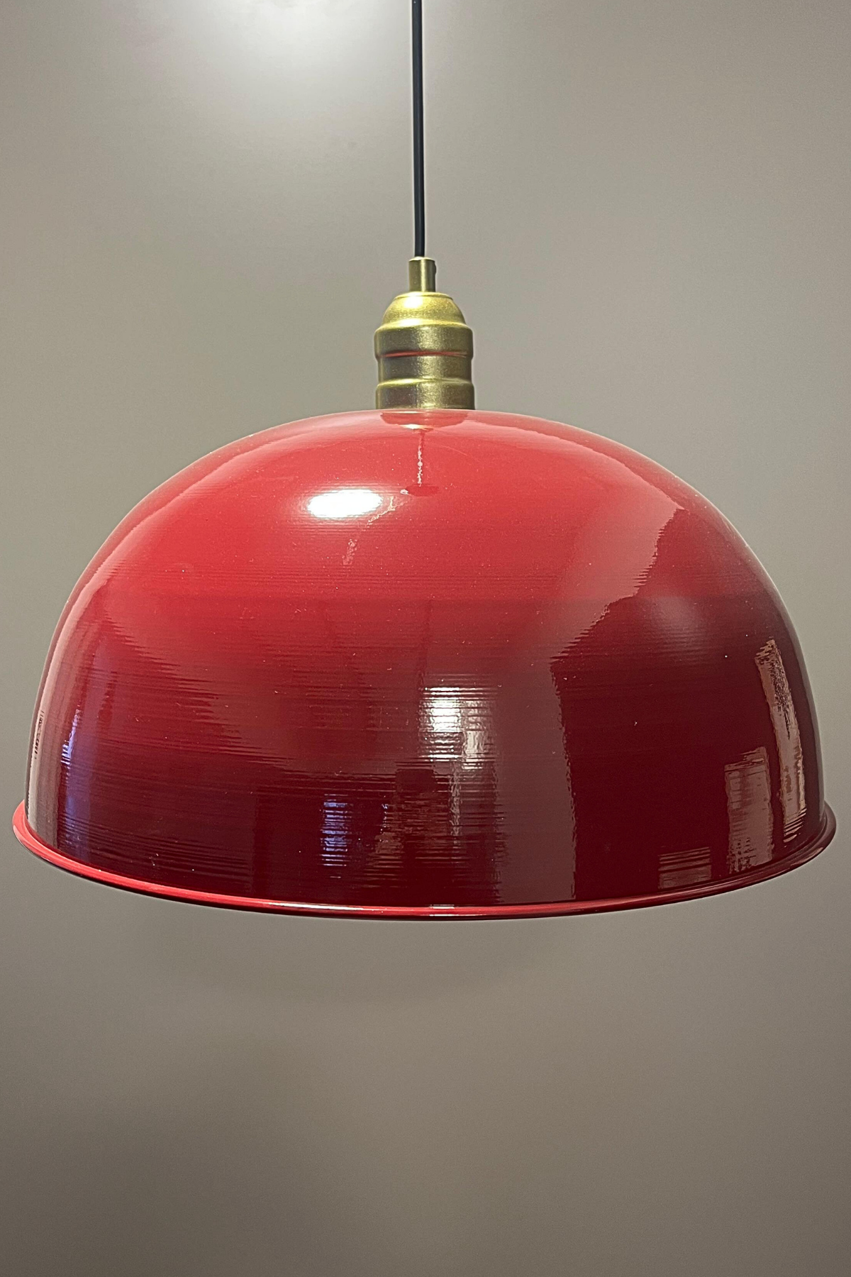 Luzarana Porto Metal Gövde Bordo Renkli Tekli Avize Sarkıt Salon Mutfak Ofis Cafe Butik Lamba Aydınlatma Avizeler