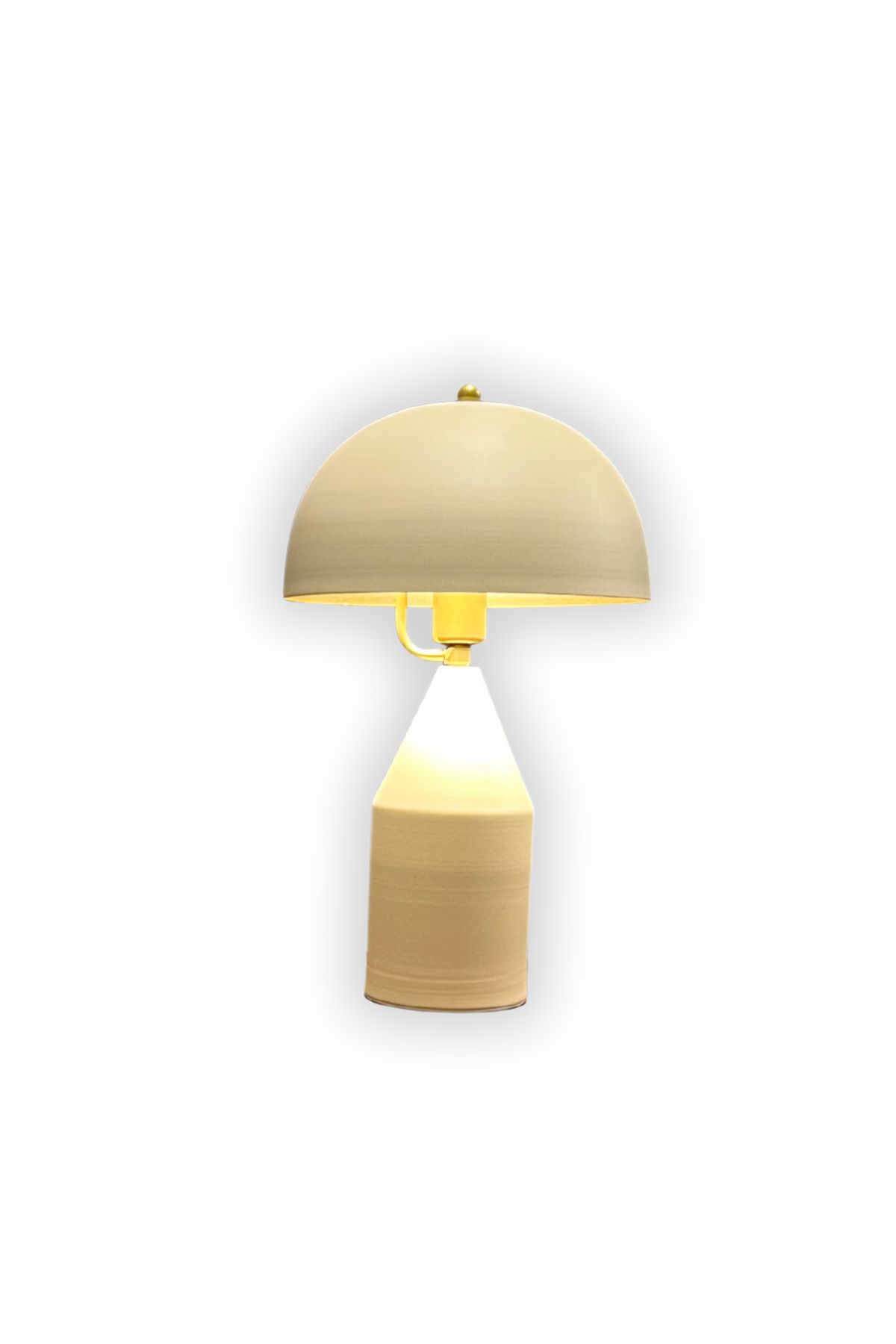 Toms Krem Masa Lambası Modern Dekoratif Metal Tasarım Şık Aydınlatma