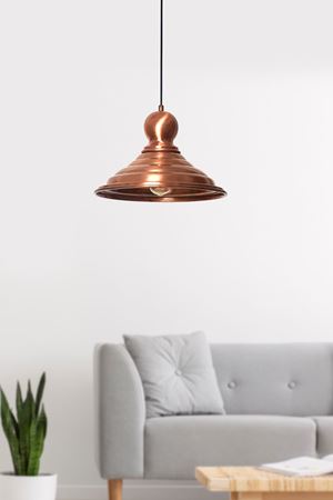 Suso Bakır Tekli Tasarım Lüx Sarkıt Avize