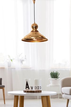 Suso Gold Tekli Tasarım Lüx Sarkıt Avize