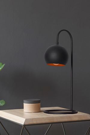Sonar Siyah Metal Tasarım Lüx Masa Lambası