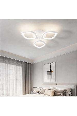 Lemo 3 LÜ  Beyaz Kasa Gün Işığı Ledli  Modern Lüx Avize 