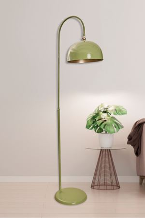 Sonart Lambader Su Yeşili Metal Tasarım Lüx Yerden Aydınlatma