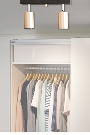 Parma Avize Modern Metal 2’li  Tavana Yakın Mafsallı Sarı-Siyah Gövde  Ampüllü Tasarım Lüks Avize