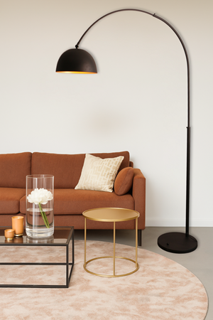 Admiral Siyah Lambader Modern Metal Deve Boynu Mafsallı Minimal ve Şık Tasarım Yerden Aydınlatma