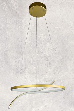 Snake Modern Tasarım Eskitme Renk Beyaz Ledli Yatak Odası - Cafe - Mutfak - Salon Led Avize