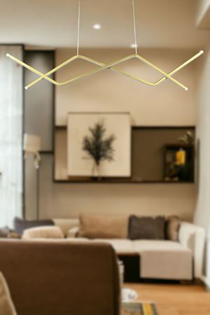 Utku Modern Tasarım Eskitme Renk Yemek Masası Üstü - Mutfak - Salon Beyaz Led 2 Li Avize