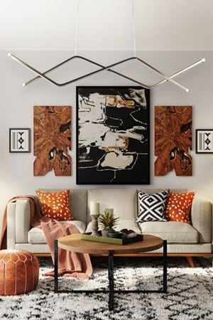 Utku Modern Tasarım Bronz Renk Yemek Masası Üstü - Mutfak - Salon Beyaz Led 2 Li Avize