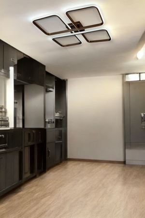 Specula Modern Tasarım Kahve Renk Yemek Masası Üstü - Mutfak - Salon Beyaz Işıklı Led Avize