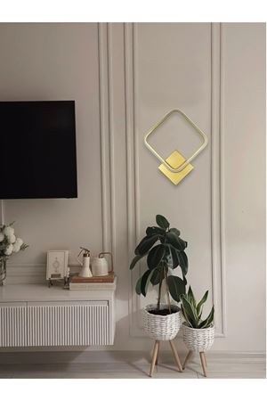 Kira Aplik Modern Tasarım Eskitme Renk Gün Işığı Ledli Banyo - Mutfak - Salon Led Duvar Aplik