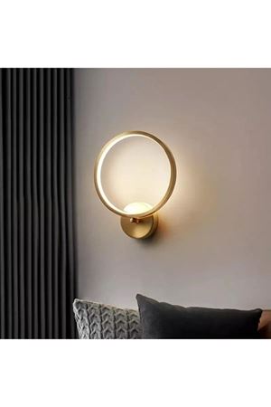 Aura Modern Tasarım Eskitme Renk Gün Işığı Ledli Hol - Banyo - Mutfak - Salon Led Duvar Aplik