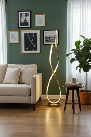 Marsella Modern Tasarım Eskitme Renk Gün Işığı Ledli Salon - Yatak Odası Led Lambader