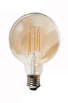 HEKA  E27  8 Watt Gün Işığı  Dimerli Tip Filament Edison Tip Rustik Top LED Ampül (750 lümen)