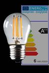 Luzarana   2 ADET  E27 G45 -6 Watt Gün ışığı 690 Lümen - Filament Edison Tip Rustik LED Top Ampül