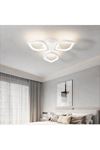Lemo 3 LÜ  Beyaz Kasa Gün Işığı Ledli  Modern Lüx Avize 