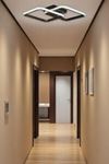 Kira Modern Tasarım Bronz Renk Salon - Mutfak - Hol Beyaz Led 2 Li Avize