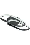 Zzez Gri Renk Modern Tasarım Beyaz Ledli Cafe - Mutfak - Salon 2 Li Led Avize