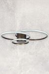 Sole Modern Tasarım Bronz Renk Salon - Mutfak - Hol Beyaz Led 3 Lü Avize