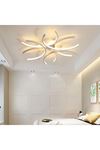 Levora Modern Tasarım - Salon - Mutfak - Yatak Odası Beyaz Renk Beyaz Işıklı Led Avize