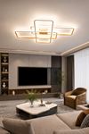 Tetri Modern Tasarım Eskitme Renk Yemek Masası Üstü - Mutfak - Salon Beyaz Işıklı Led Avize